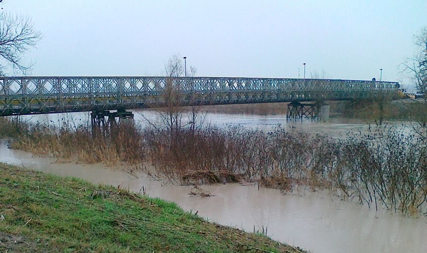 Modena Un Nuovo Ponte Sul Secchia Al Passo Delluccellino Emilia