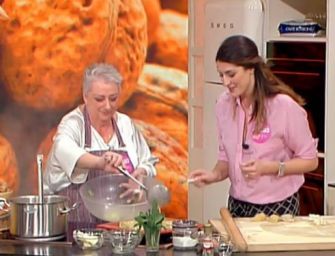 Martedì 18 dicembre a “La prova del cuoco” su Rai Uno i tortellini in brodo della chef bolognese Alessandra Spisni