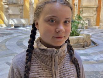 Greta Thunberg in piazza del Popolo