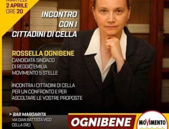 Reggio. La Ognibene (5s) incontra i cittadini di Cella