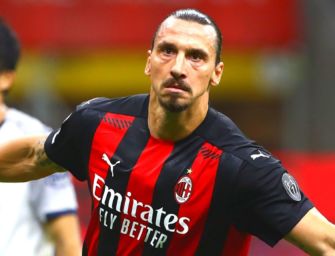 Il calciatore del Milan Zlatan Ibrahimovic positivo al Coronavirus