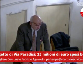 Coalizione Civica Reggio, Aguzzoli: spesi bene 25mln di euro in via Paradisi?