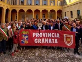 La Reggiana ricevuta in provincia da Zanni e dai sindaci del territorio