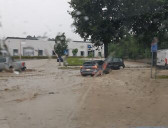 Bomba d’acqua, allagamenti a Casalgrande