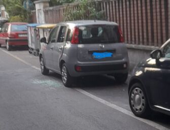 Topi d’auto a Reggio in via della Scaletta