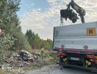 Modena. A Lesignana iniziata la pulizia dei rifiuti abbandonati in area Tav, anche amianto