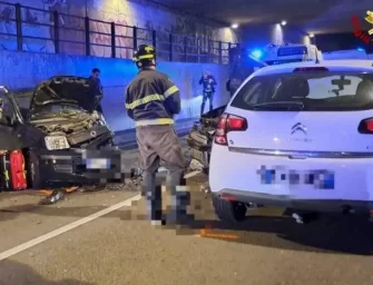 Reggio. Incidente a Villa Sesso: quattro feriti, uno è grave