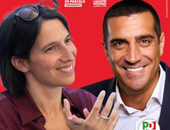 Schlein a Reggio con il candidato de Pascale