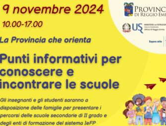 Scuola, sabato a Reggio l’orientamento per i ragazzi di terza media